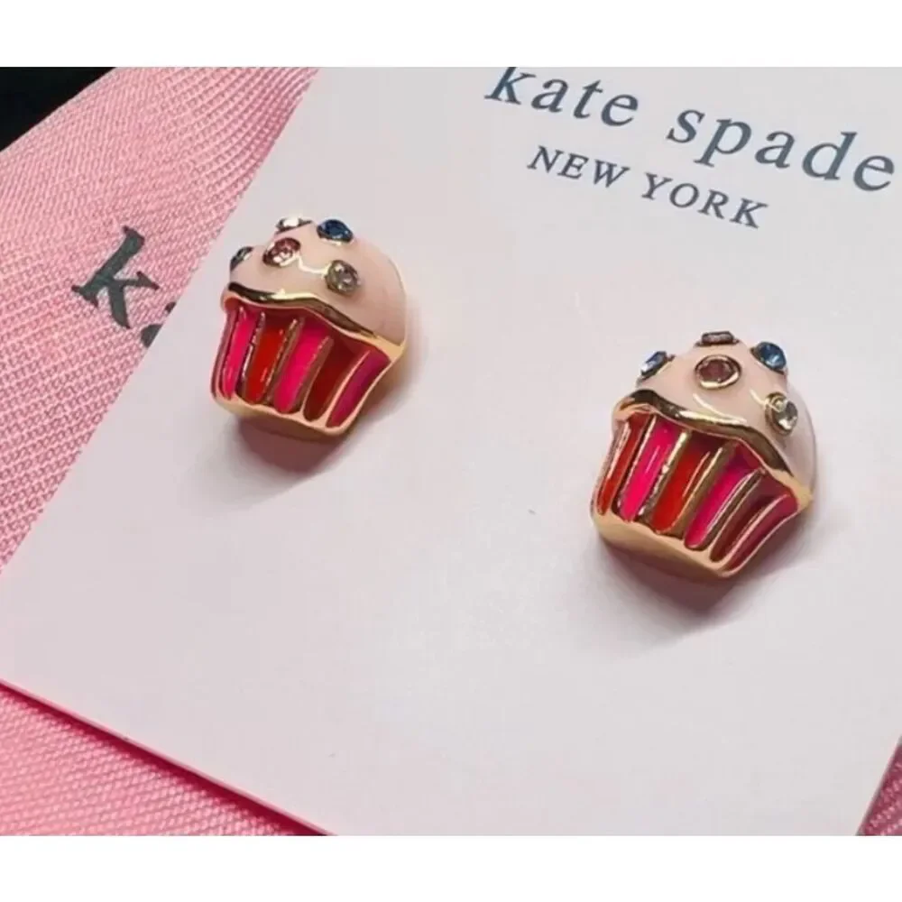 Kate Spade NEW earrings - take the cake Cupcake earrings